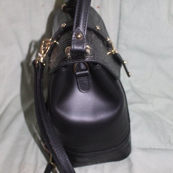 NWT House of Harlow 1960 Italy Genuine Leather Handbag Backpack Bacl To School main image 8